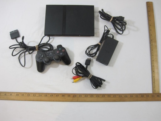 PlayStation 2 PS2 Game Console with Controller, Power Supply and AV Cords, system has been tested