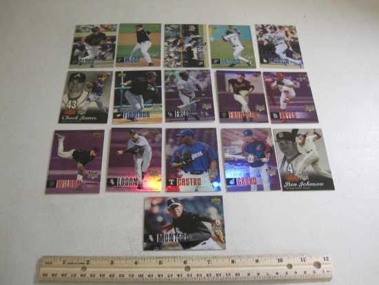 Lot of Assorted Rookie and Serial Numbered Baseball Cards including Ben Johnson, Anthony Reyes, Choo