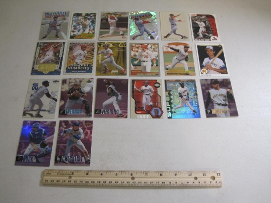 Lot of Assorted Baseball Cards from Various Brands and Years including Mark McGwire, Barry Bonds,