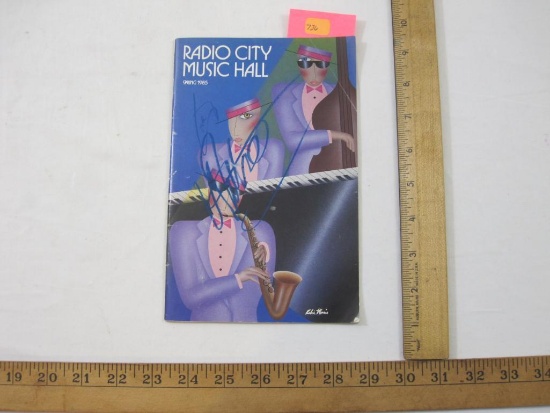 Signed Radio City Music Hall Spring 1985 Program, 3 oz