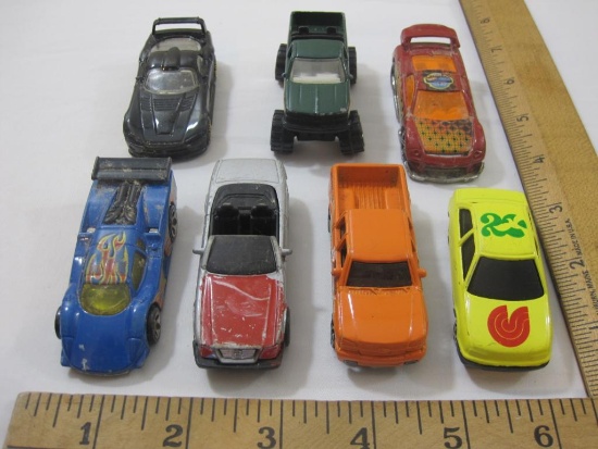 7 Miniature Cars from Matchbox, Hot Wheels, and more