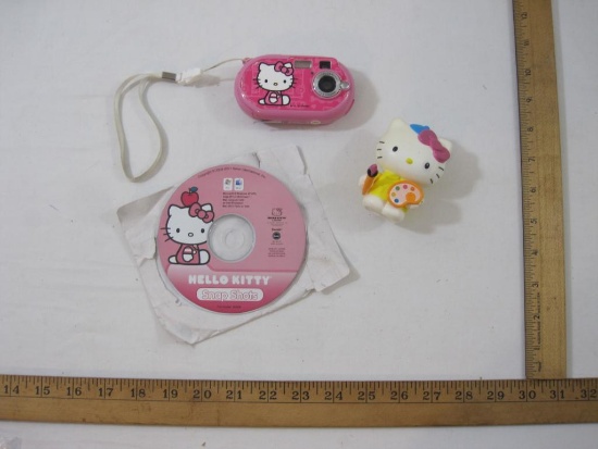 Hello Kitty Digital Camera with CD and Hello Kitty Plastic Toy (McDonalds 2013), 5 oz