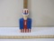Plastic Uncle Sam Sorting Coin Bank, 6 oz