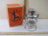 LCCA 25th Anniversary Commemorative Lantern, Lionel Collectors Club of America, clear glass, in