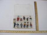 LGB Plastic G Scale Train Figures and with metal MTH Suitcase and more, with divided case, 1 lb