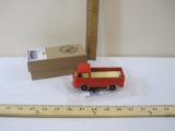 Metal O Scale Red Service Car, ETS, in original box, 10 oz