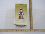 Mr. Christmas World's Fair Vignette Clock Tower, Gold Label Collection, in original box, 2004, 15 oz
