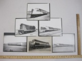Lot of 6 Black & White The Baldwin Locomotive Works Train Photos, 3 oz