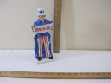 Vintage Uncle Sam Bicentennial Plastic Coin Bank, All States Management Corp 1975, 8 oz