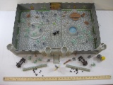 Carry-All Action Fighting Knights Play Set, Louis Marx & Co Inc 1968, style no. 4635, see pictures
