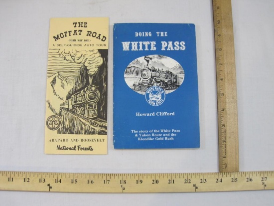 Railroad Ephemera including The Moffat Road A Self-Guilding Auto Tour Brochure and Doing the White