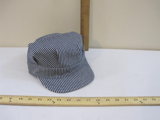 Vintage Railroad Engineer Hat, Size L, 3 oz