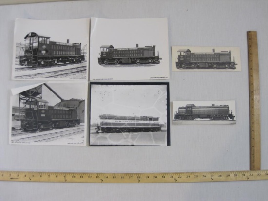 Lot of Lima-Hamilton Corporation Railroad Black and White Photos, 2 oz