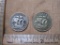 1942 and 1948 5 Escudo Coins, .650 silver, 13.8g