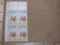Block of four 1961 4 cent Frederic Remington US postage stamps (#1187)