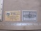 Two 1920s German Paper Currency Notes including 1921 10 Pfennig and 1922 25 Pfennig