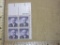 Block of four 1960 4 cent Robert A. Taft US postage stamps (#1161)