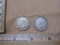 1949 and 1943 Silver Canadian Quarters, 11.6g