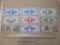 Nine Vintage Brazil Paper Currency Notes including 10, 50, 500, 1000 & 5000 Cruzeiros Denominations