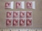 Block of 8 Morocco Agencies 15 Centimos Postage Stamps with three loose stamps, one Tangier 1.5d and
