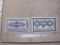 Two German Paper Currency Notes from 1917 including 5 Pfennig and 50 Pfennig Denominations