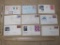 Batch of nine 1940s First Day of Issue envelopes, including 1946 Smithsonian Institution and Thomas