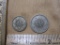Two 1900 50 and 100 Portugese Reis Coins