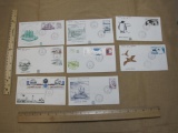 French Southern and Antarctic Lands lot of First Day of Issue covers, from 1983 and 1985.