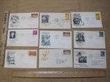 1948 First Day of Issue lot of 9 covers, including 3 American Poultry Industry Centennial, 2 Palomar