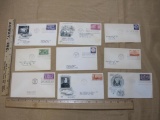 Batch of 9 First Day of Issue covers, including 1948 100 Years of Progress of Women, 1953 300th