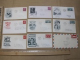 First Day of Issue lot of nine covers: eight 1948 (2 Century of US-Canada friendship, 2 William