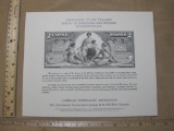 American Numismatic Association 81st Anniv Convention August 1972, New Orleans Souvenier Page, not