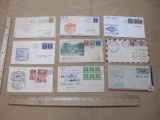 Assorted Airmail or Flight First Day of Issue Covers, including Transatlantic Mail Service, Great