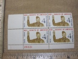 Block of four 1960 4 cent Boy Scouts of America 4 cent US postage stamps (#1145)