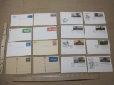 Lot of 16 First Day of Issue and Air Mail Postal Cards includes First Day 1978 Molly Pitcher,