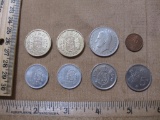 Lot of Foreign Coins from Spain including 1982 25 Ptas, 1 Pesetas and more