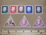 Eight stamps from Monaco, including 1946 Monaco 10 cent Stamps and more