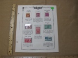 1948 US Postage Commemorative Stamps, American Turners, Rough Riders, Juliette Low and more, in