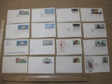 Postal post card lot includes First Day of Issues, among them 1979 Olympics 1980 Track and Field,