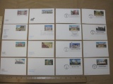 Postal post card lot includes a number of First Day of Issues (1993 Washington National Cathedral