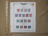 President, Patriots and Shrines 1954-1960 includes Mount Vernon, Monticello, The Alamo, each stamp