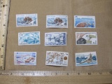 Lot of French Stamps Commemorating the Antarctic Treaty