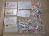 Lot of loose postage stamps from Spain, various dates, many cancelled, some airmail and more