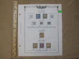14 cent American Indian Stamp 695, Harding 1.5 cent 684, Washington 3 cent 720 and William Howard