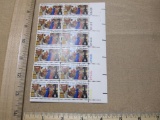 Block of twelve 8 cent US Stamps, commemorativing the 100th Anniversary of Mail Order, Scott #1468