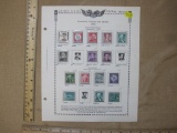 Presidents, Patriots and Shrines 1954-1961 - US Postage Stamps including Susan B Anthony, Coil