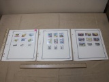 Lot of Grenada Stamps featuring Mickey and Minnie Mouse, Donald Duck, Ben & Me, 1983 Grenada