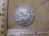 5 Pesetas 1870 Spain Silver Coin, edge marked Soberania Nacional, 24.7g