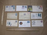 Batch of First Day covers and stamped, addressed envelopes, some of which are related to Antarctic
