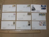 First Day Covers from 1973-1975, 200 Years of Postal Service, Apollo Soyuz Space Mission, Rise of